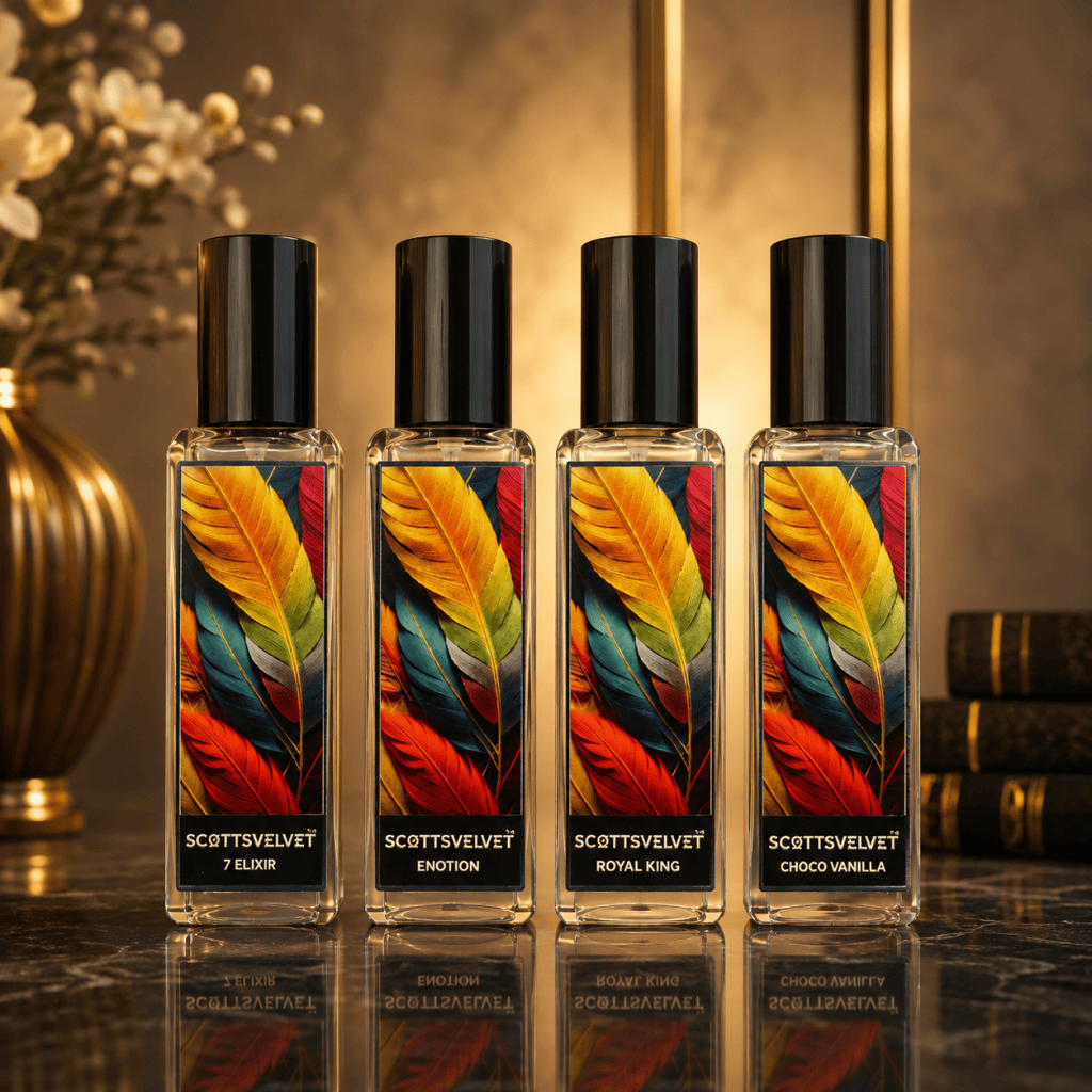 7 Elixir, Emotion, Royal king, Choco vanilla, 4*20ml combo pack